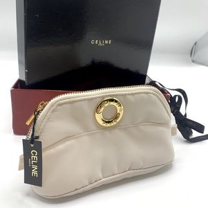 Celine Pouch Circle Ring Ivory New with tags!